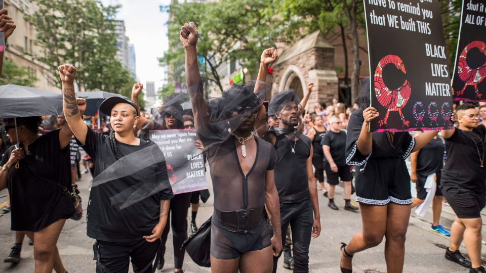 Black Lives Matter Revives Police Debate At Pride Marches Ctv News