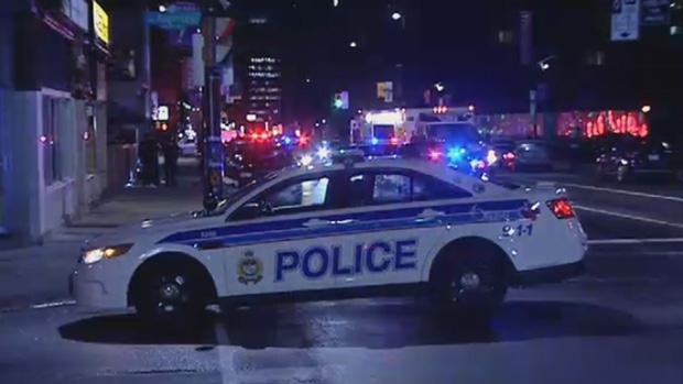 Police attend a shooting in Ottawa that left 25-year-old Ashton Dickson dead. 