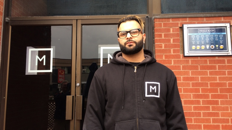 'My bar, restaurant, lounge is not responsible for actions of people on the street,' says Ardy Rahmani, Operations Manager of The Mingle Room on Rideau St. in Ottawa. 