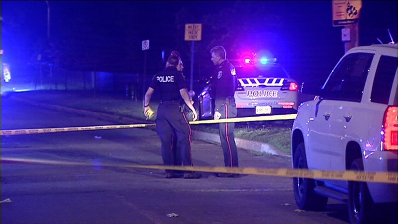 Ottawa Police are investigating a shooting at Ledbury Park in Ottawa’s south-end at around 1 a.m. on Wednesday, June 28, 2017.