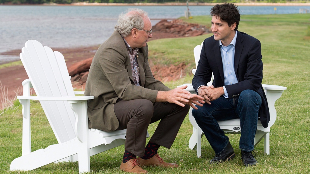 PM Justin Trudeau and Premier Wade MacLauchlan