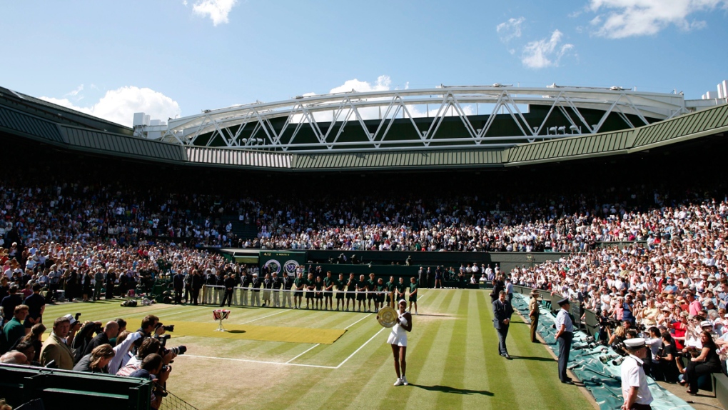 Centre Court at Wimbledon in 2008