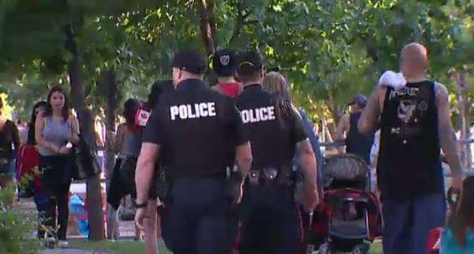 Police at The Forks