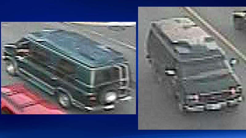 Windsor police released pictures of a suspect van after a fatal hit and run. (Courtesy Windsor police)
