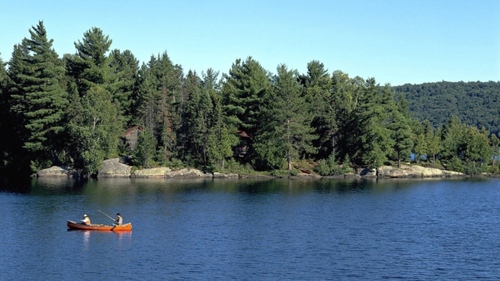 Canoeing in Ontario's Algonquin Provincial Park