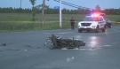 A 51-year-old man motorcycle driver has died as a result of a crash with a car at the intersection of Bank Street and Rideau Road around 7:50 p.m. on Wednesday, July 5, 2017.