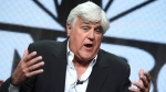 Jay Leno participates in the "Jay Leno's Garage" panel at the The NBCUniversal Summer TCA Tour at the Beverly Hilton Hotel in Beverly Hills, Calif. on Aug. 13, 2015. (Richard Shotwell/Invision/AP)
