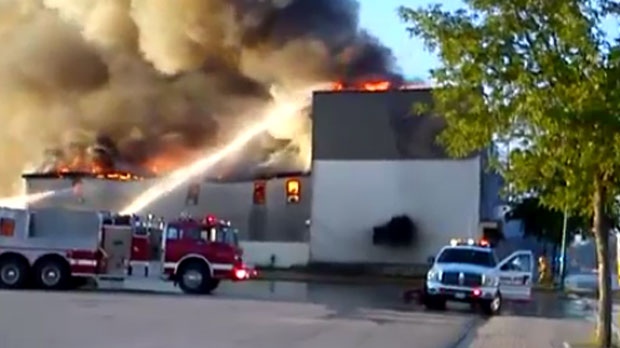 Fire destroys Town Centre Hotel in The Pas - CTV News