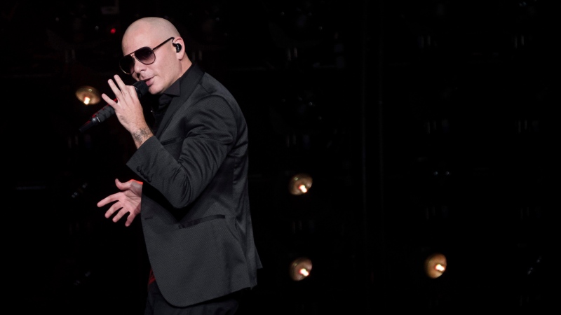 Pitbull performs in concert at Madison Square Garden on Friday, June 30, 2017, in New York. (Photo by Charles Sykes/Invision/AP)