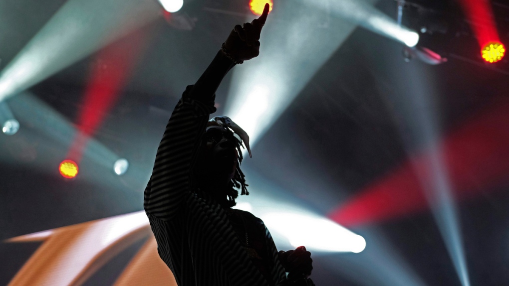 Wiz Khalifa performs in New York 