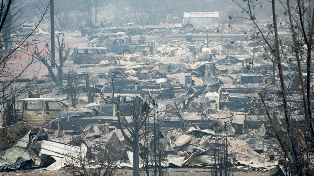 Boston Flats destroyed by wildfire