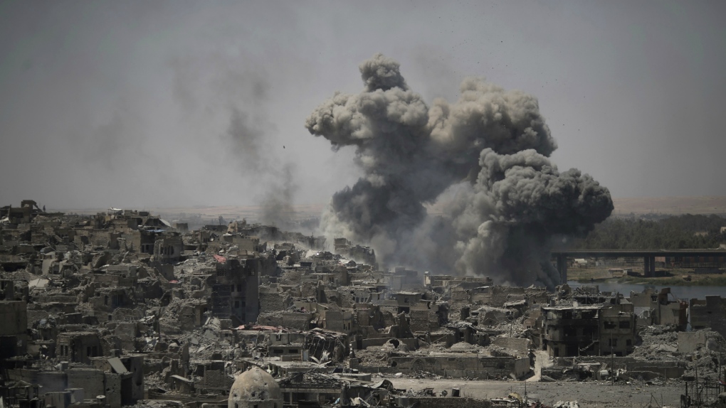 Damage in Mosul