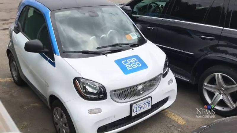 Car2Go vehicle impounded over excessive speed