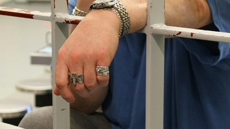 The hand of an inmate in an Ontario jail can be seen in this undated file photo. (CTV News)