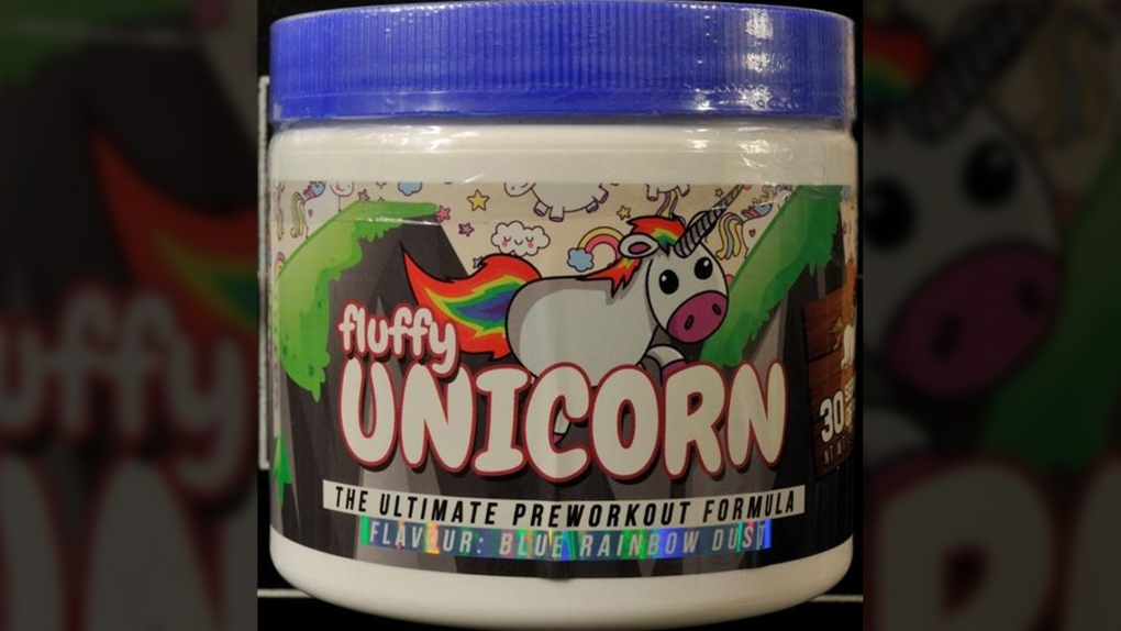 Fluffy Unicorn workout supplement