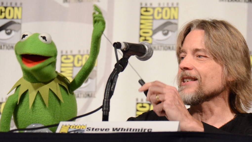 Kermit the Frog and puppeteer Steve Whitmire
