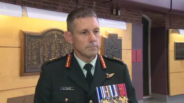 Brig-Gen. Mark Misener speaks to CTV News after taking command of the Joint Personnel Support Unit in Ottawa, on Thursday, July 20, 2017.