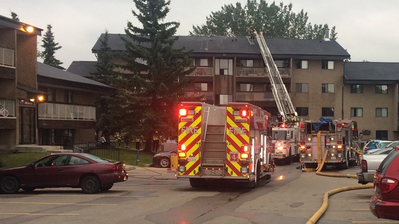 West Edmonton apartment fire