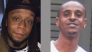 Dwayne Campbell (left) and Rinaldo Cole are pictured in this composite photo. (Handout /Toronto Police)