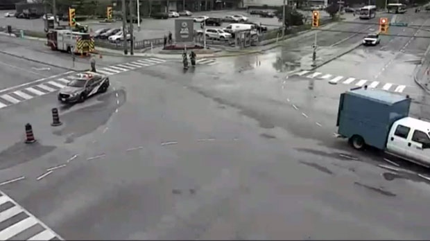 intersection closed, york mills and bayview