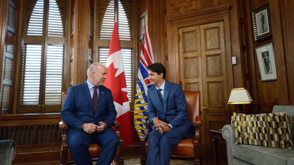 Prime Minister Justin Trudeau, Premier John Horgan