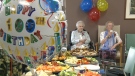 Amy Pollock and Irene Stephens celebrated their 100th birthday in Cobden, Ont. on Tuesday , July 25, 2017.