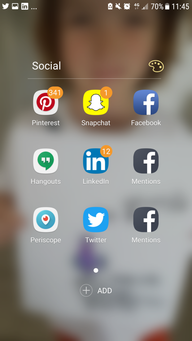 different apps