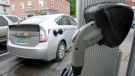 An electric charging station is seen on Tuesday, June 18, 2013 in Montpelier, Vt. Vermont Gov. (AP Photo/Toby Talbot)