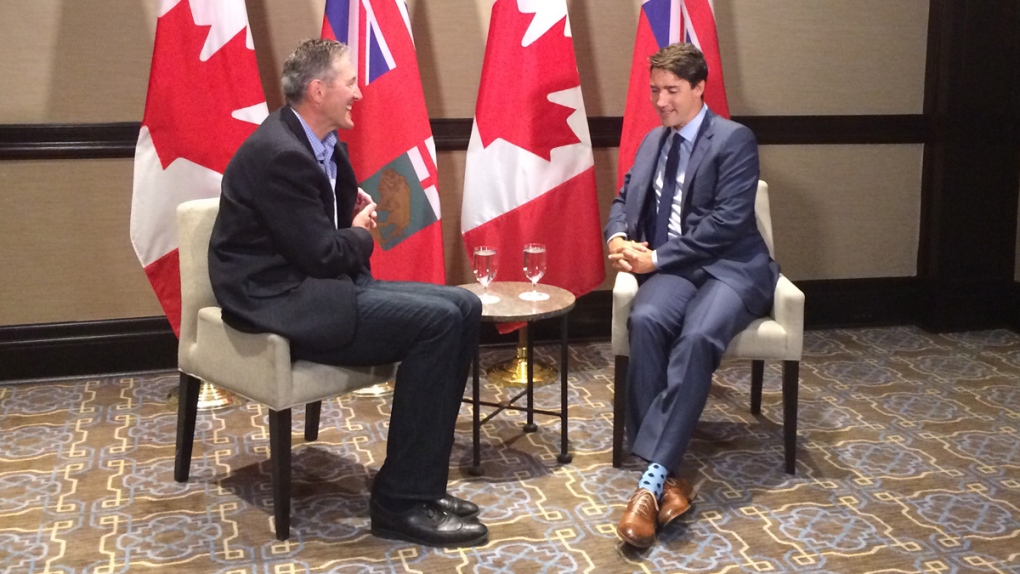 Pallister and Trudeau meet in Winnipeg