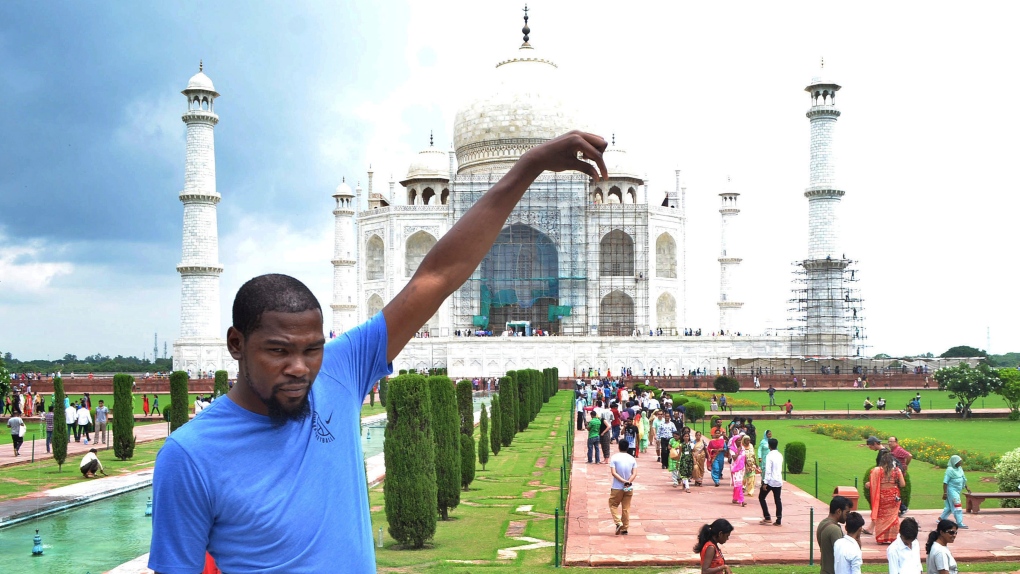 Kevin Durant Taj Mahal