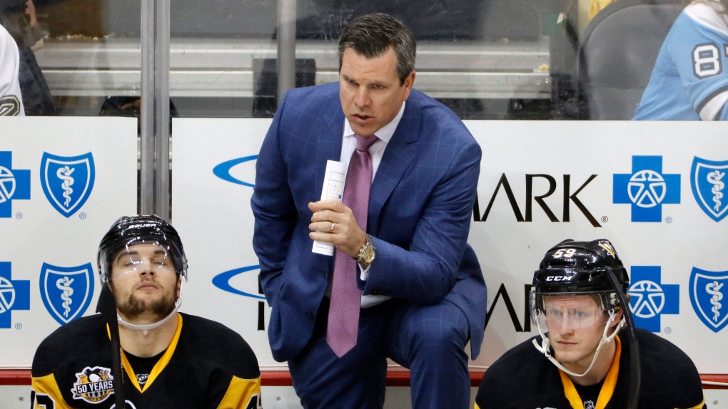 Pittsburgh Penguins' head coach Mike Sullivan