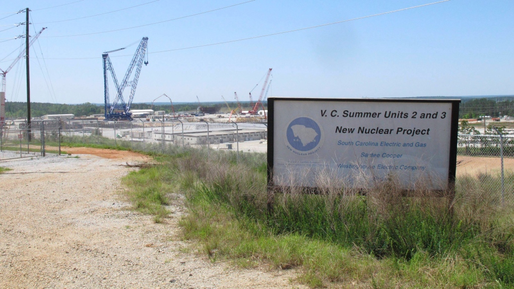 Construction on nuclear plants in South Carolina