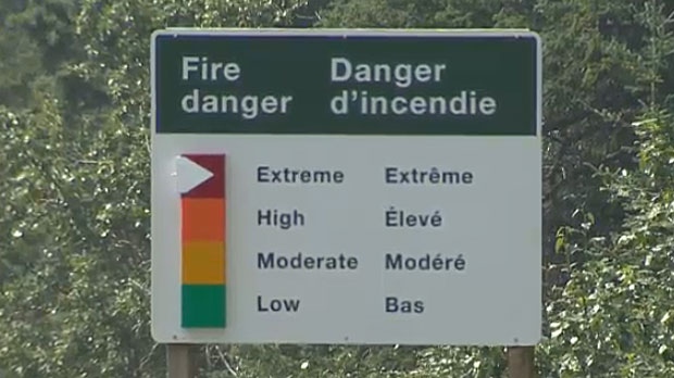 Fire risk in Alberta