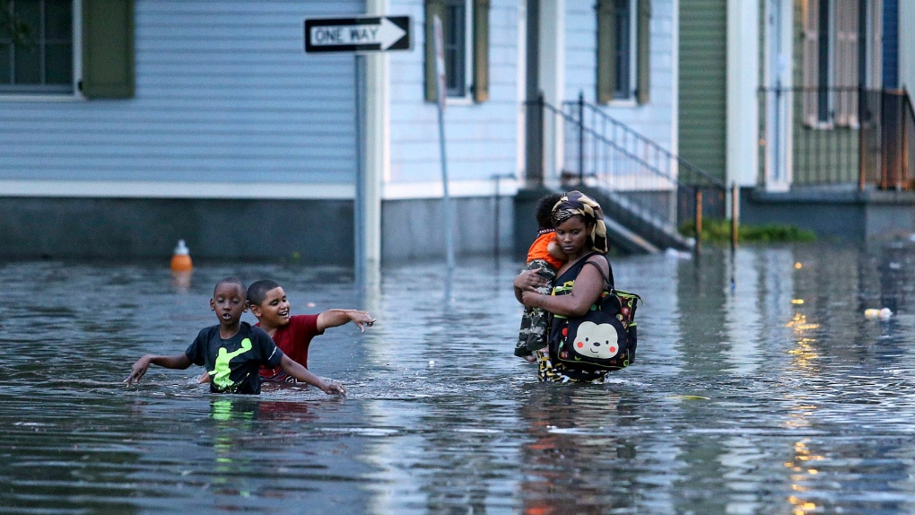 Flooding in Metairie, Louisiana