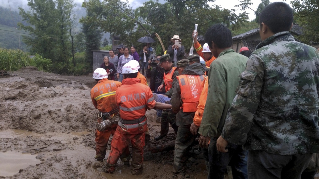Man injured in Gengdi, China landslide