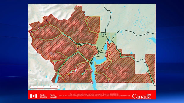 Waterton Lakes National Park - fire risk closures