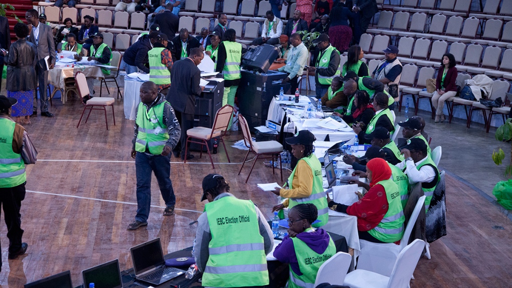 Votes for Kenya presidential election counted