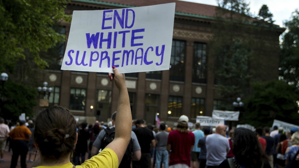 Protests over white supremacy rally