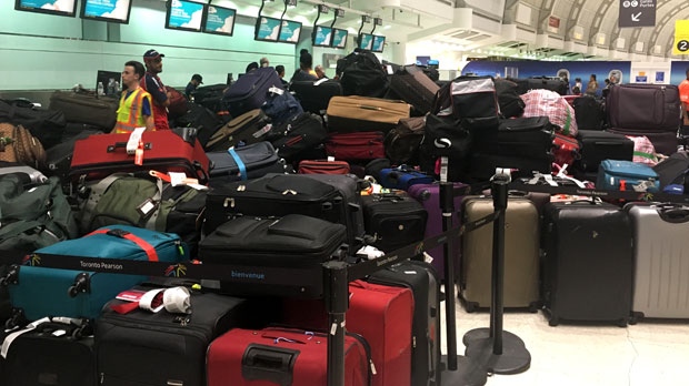 pearson, baggage, technical issues