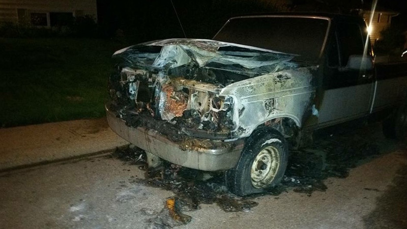 Sherwood Park vehicle arson