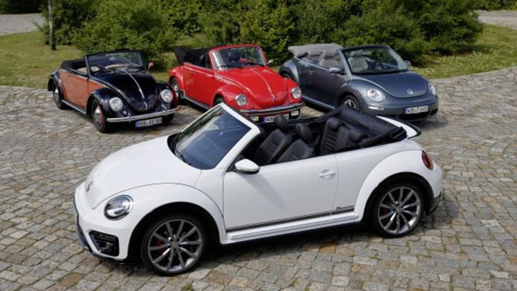 VW Beetle cabriolets