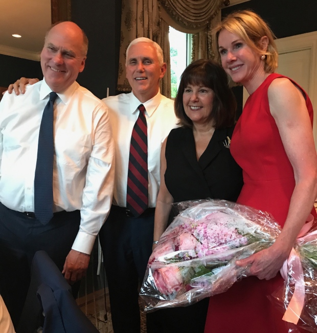 Kelly Craft and Mike Pence