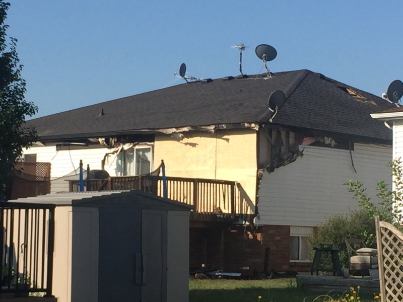 A family of four is displaced, but no one was hurt after a fire caused $100,000 damage at a duplex in LaSalle. (Sacha Long/CTV Windsor)
