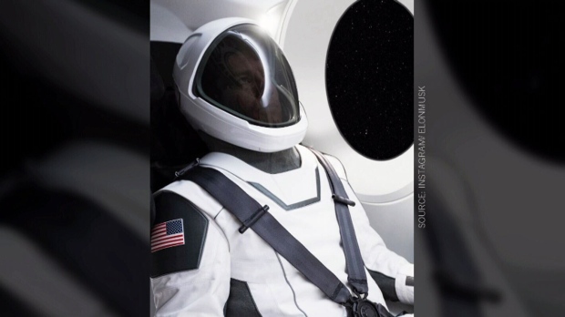 Elon Musk Reveals First Photo Of Spacex Spacesuit Ctv News