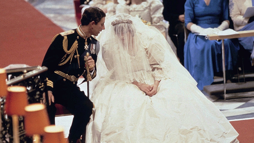 Wedding day for Prince Charles, Princess Diana