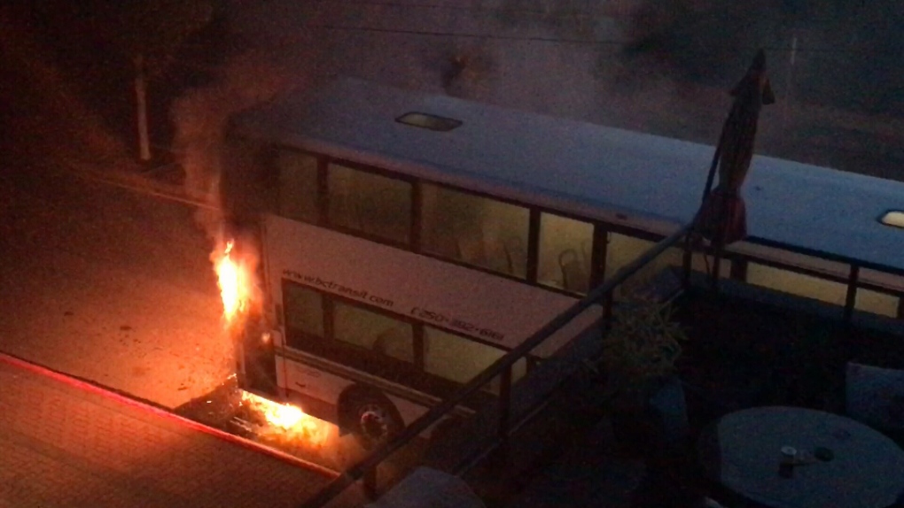 Sidney bus fire