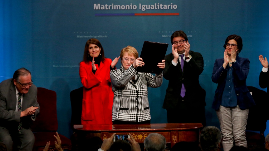 Chile's President Michelle Bachelet 