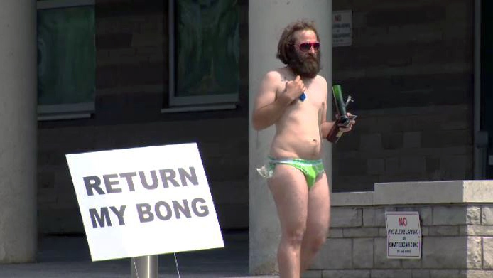 'Return my bong'