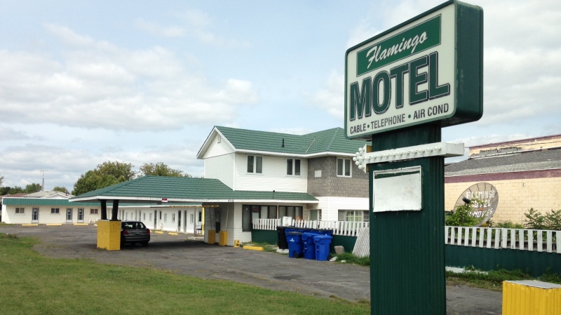 The Flamingo Motel in Chatham-Kent, Ont., on Thursday, Aug. 31, 2017. (Chris Campbell / CTV Windsor)