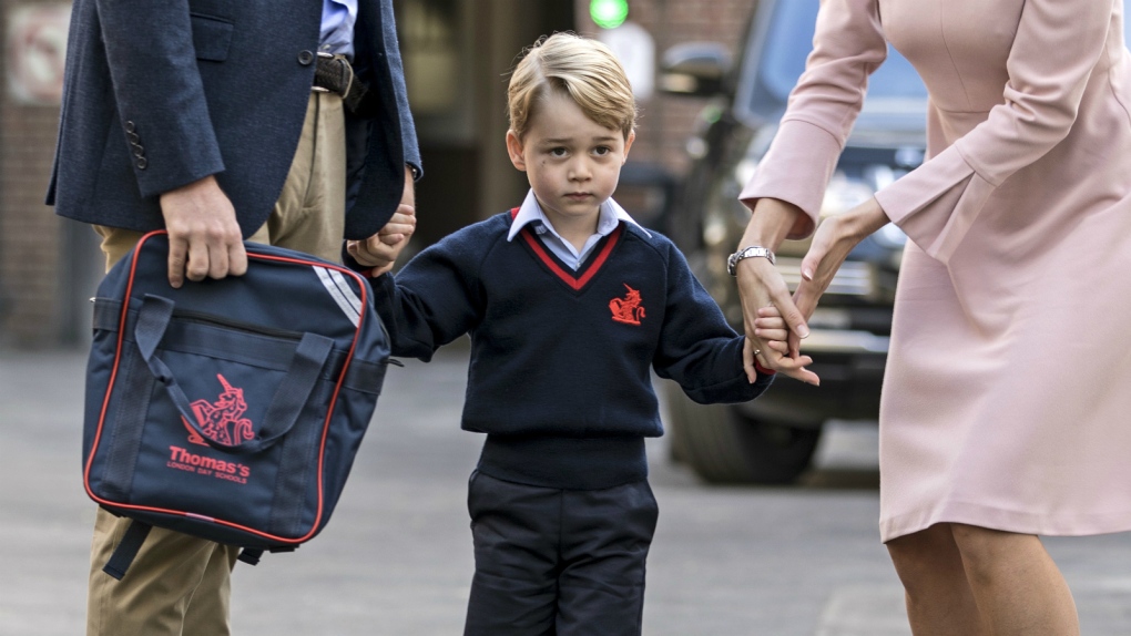 Prince George attends first day of school